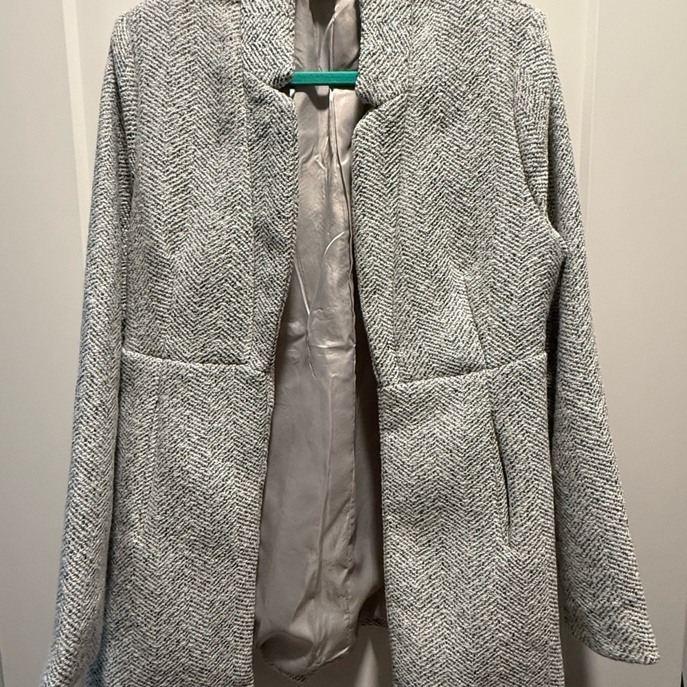 Vicki Women's Gray Herringbone Jacket XS